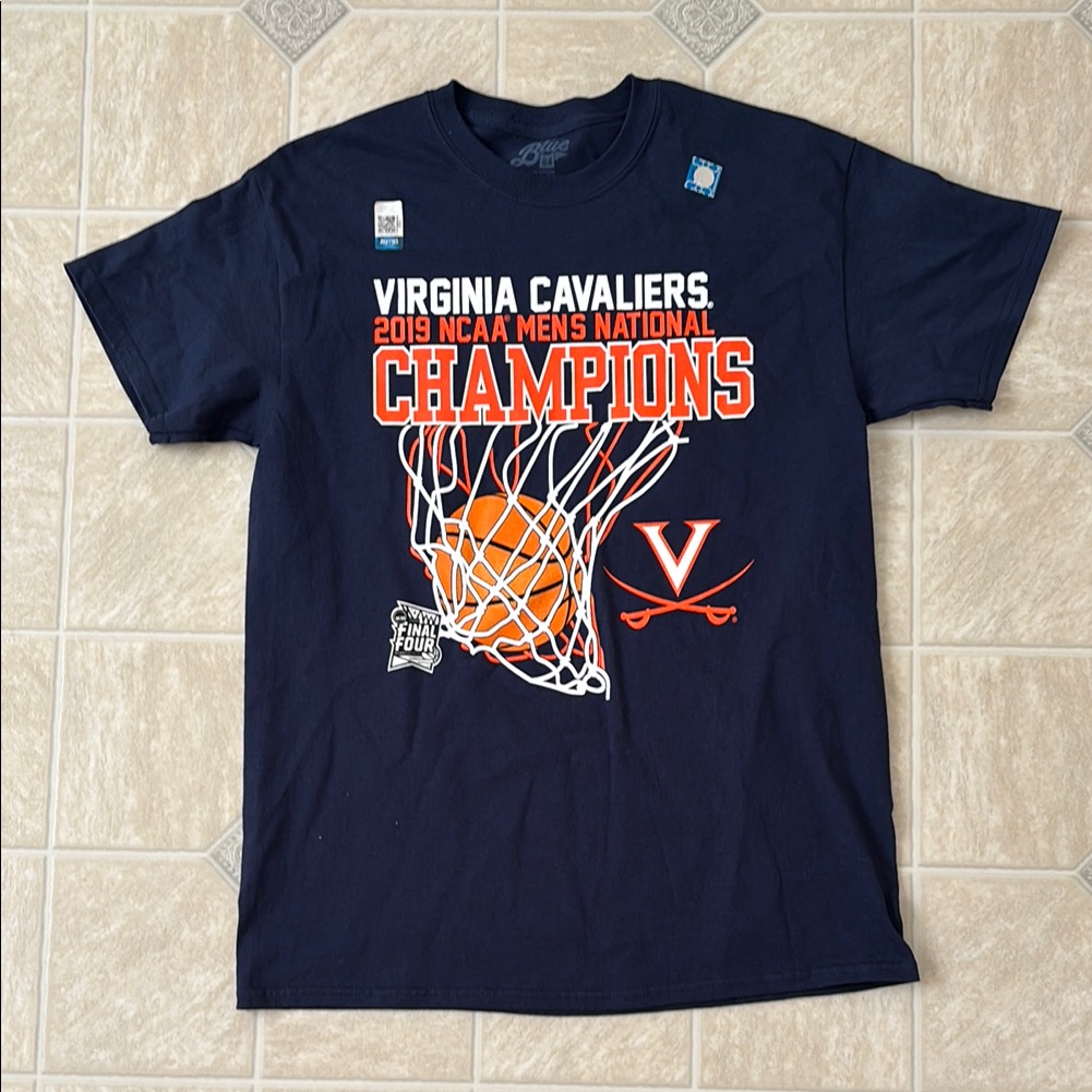 Uva Basketball Championship Tee Nwot